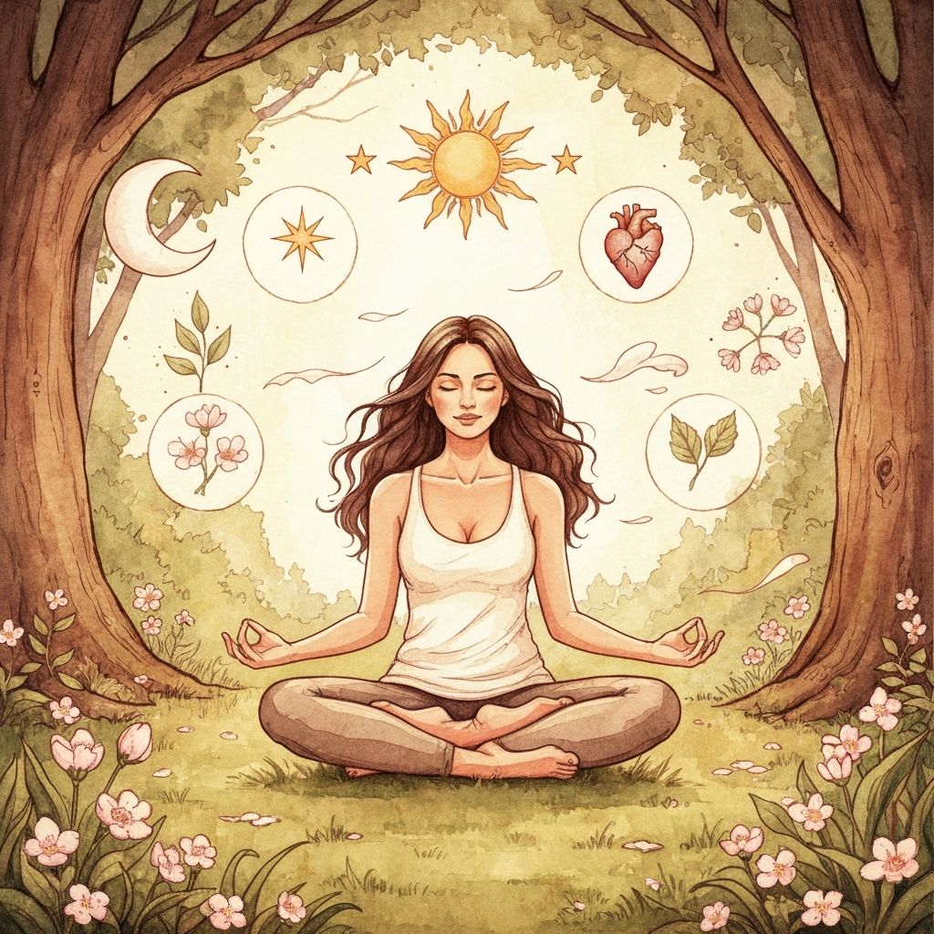 Wellness and balance illustration